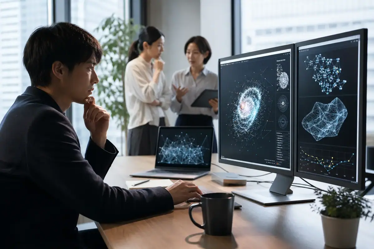 AI競争の新局面：数学的難問解決から企業価値創出までに関するイメージ