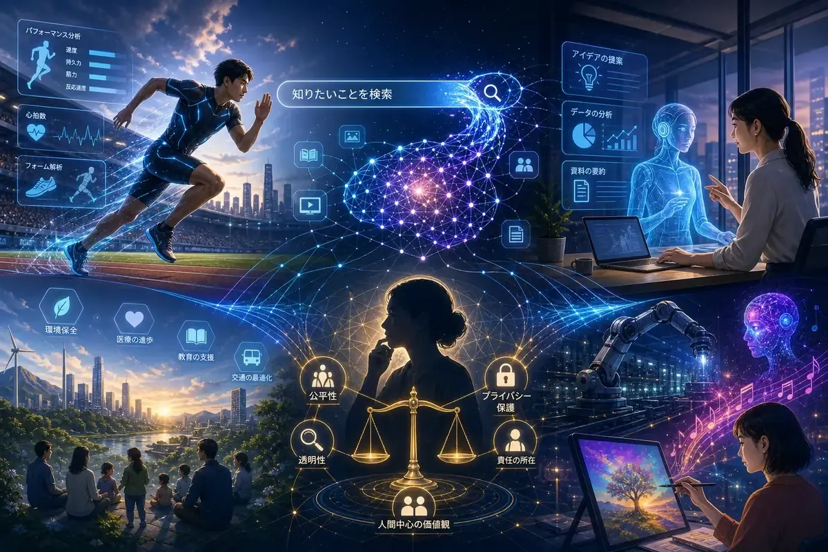 AI進化が変えるスポーツ、労働、検索:倫理的課題と共存の未来