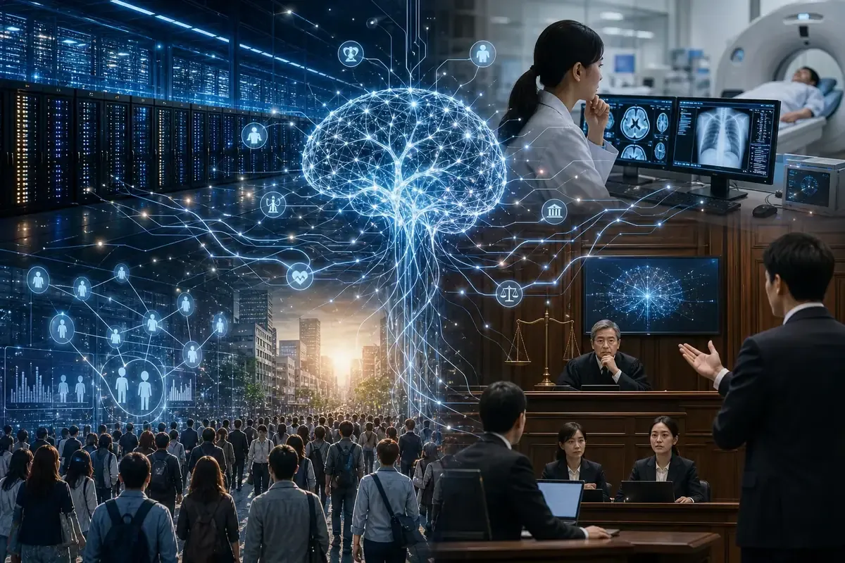 AI社会実装の現実:インフラ課題、医療応用、法的責任、人間行動シミュレーション
