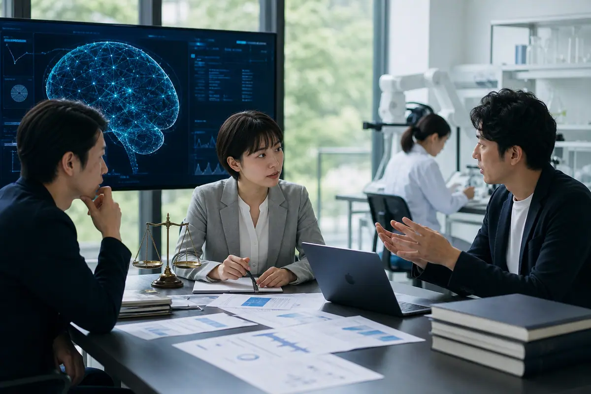 AI規制と技術革新の交錯点:ビジネスリスクと科学発見の最前線に関するイメージ