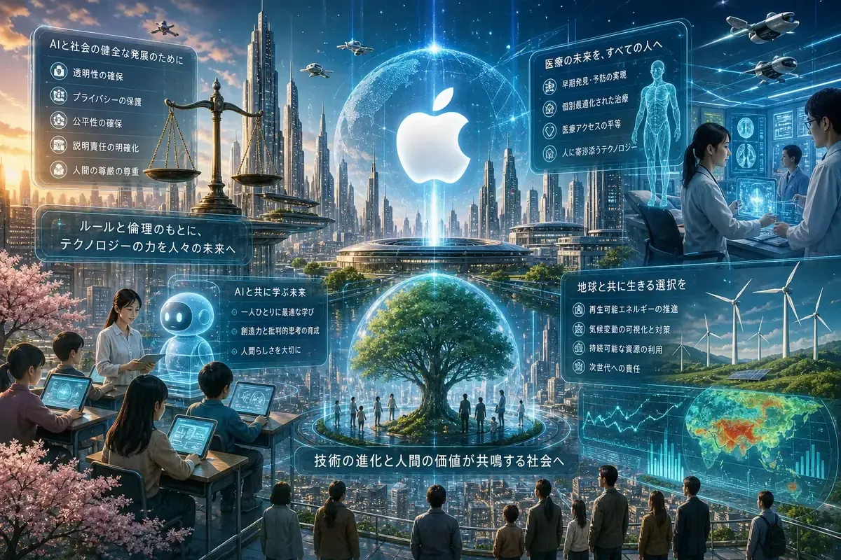 AI進化の現実：米国規制、Apple Siri、教育、医療、気候変動で問われる責任