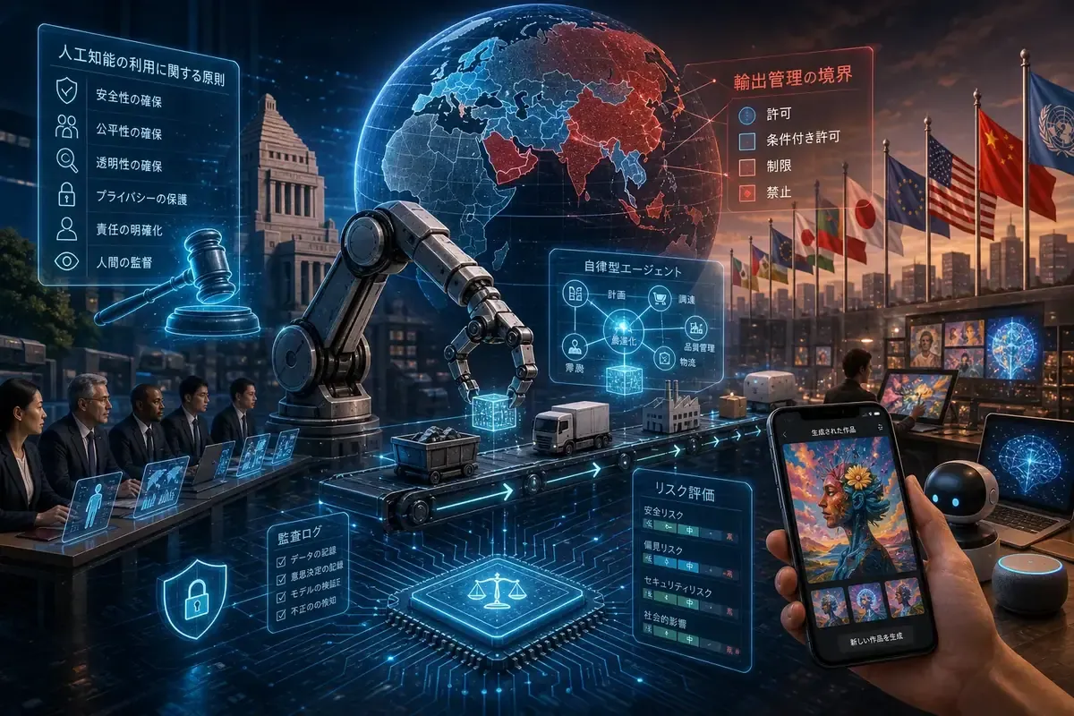 AI規制、自律型エージェント、輸出管理：AIが社会とビジネスを変革する最前線