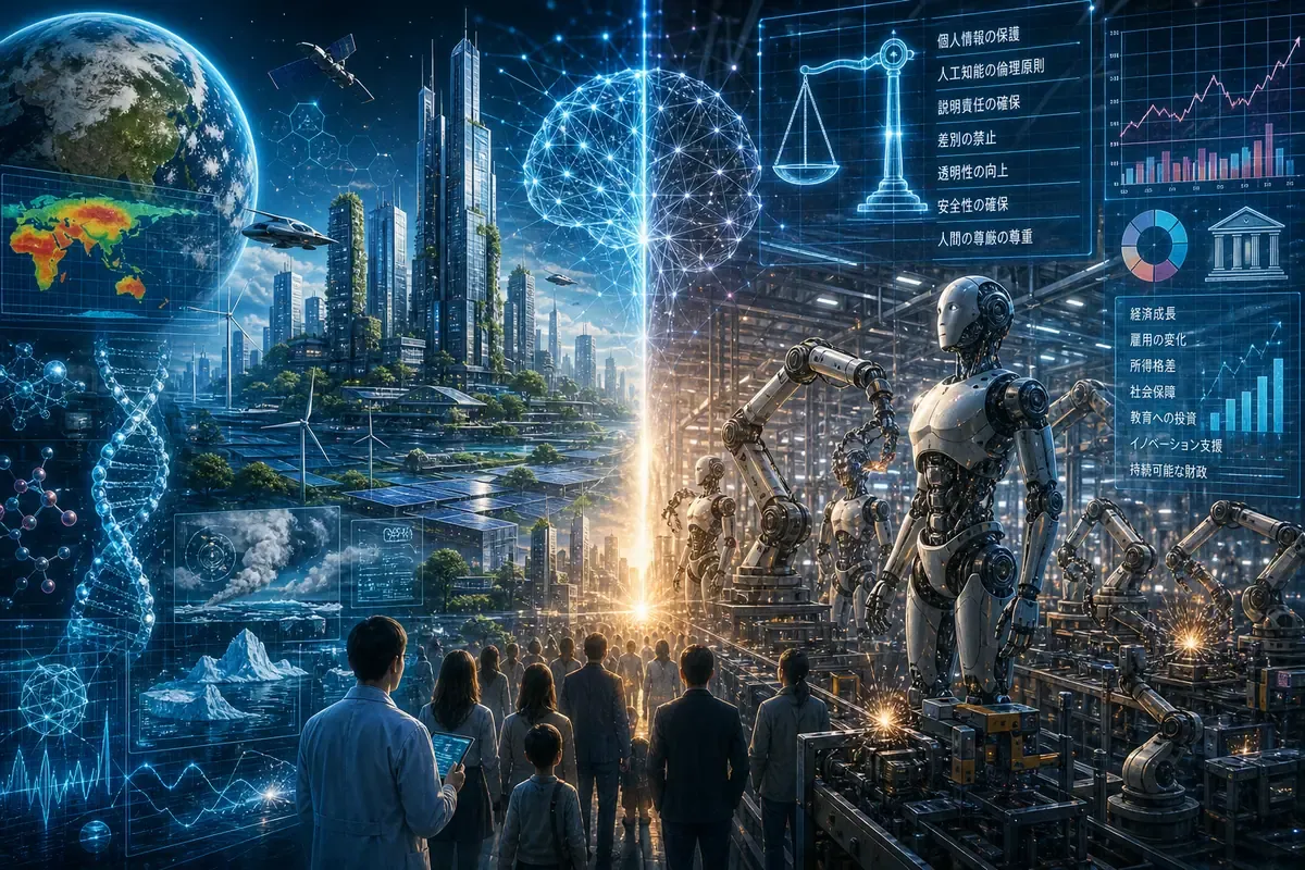 AI科学加速とロボット量産が社会変革を促す中、企業は規制と費用対効果にどう対応すべきか