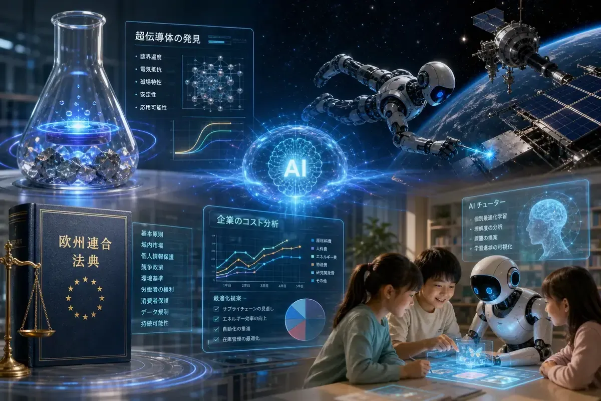 AIが拓く科学発見と社会変革:企業と規制の対応が急務