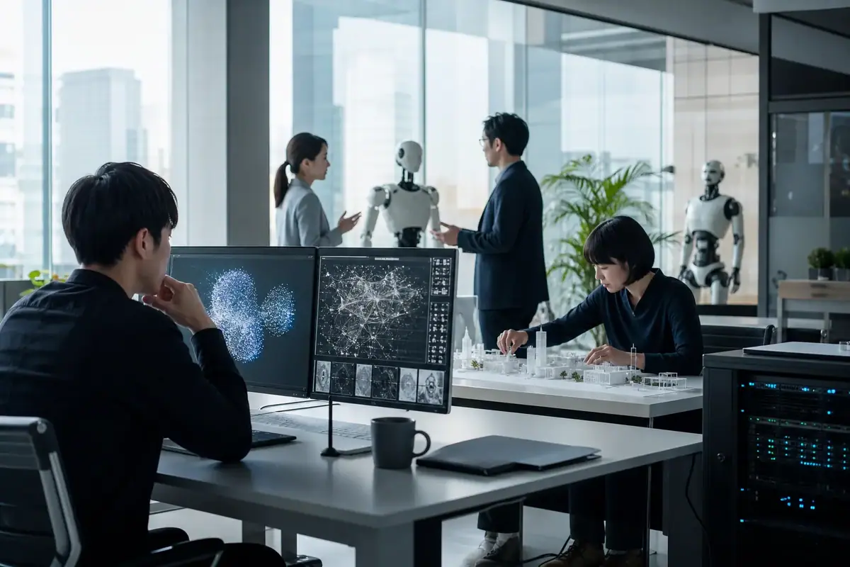 AIの自己進化が加速する時代：リスク管理からクリエイティブまで社会変革の最前線に関するイメージ