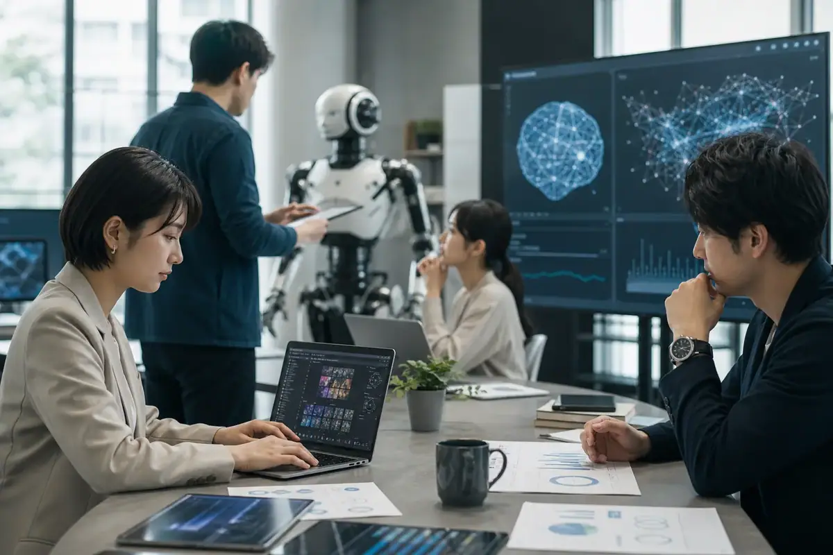 AIの自己進化が加速する時代：リスク管理からクリエイティブまで社会変革の最前線に関するイメージ