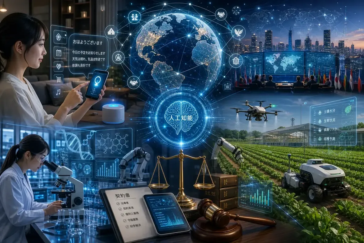 Apple Siri AIとMistral AIが示す、AI社会実装の深化と法的責任、科学・農業への変革