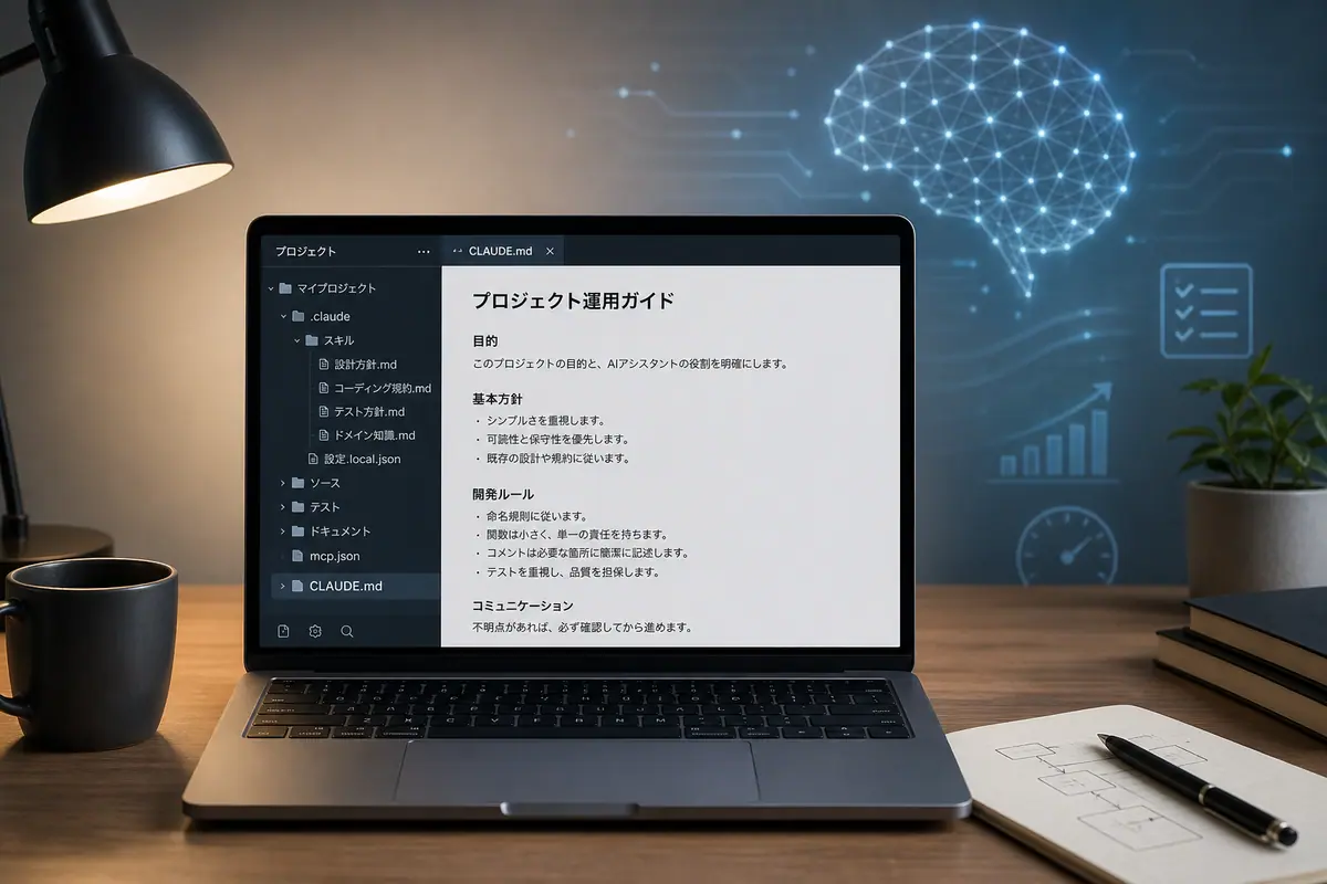 Claude CodeのCLAUDE.md肥大化を防ぎ、効率的なAI開発ワークフローを構築する運用術